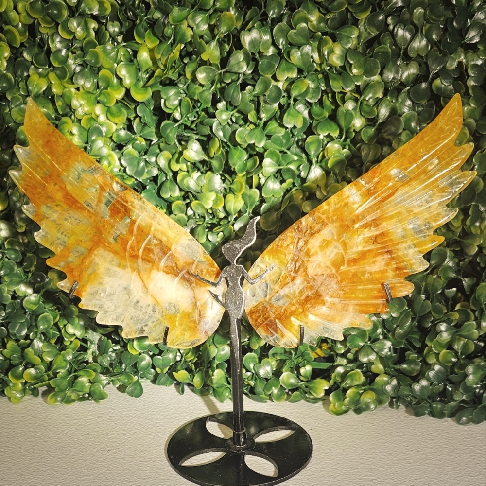 Golden Healer Angel Sculpture